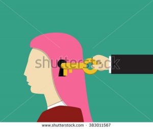 stock-vector-girl-and-female-psychology-unlock-and-read-minds-383011567